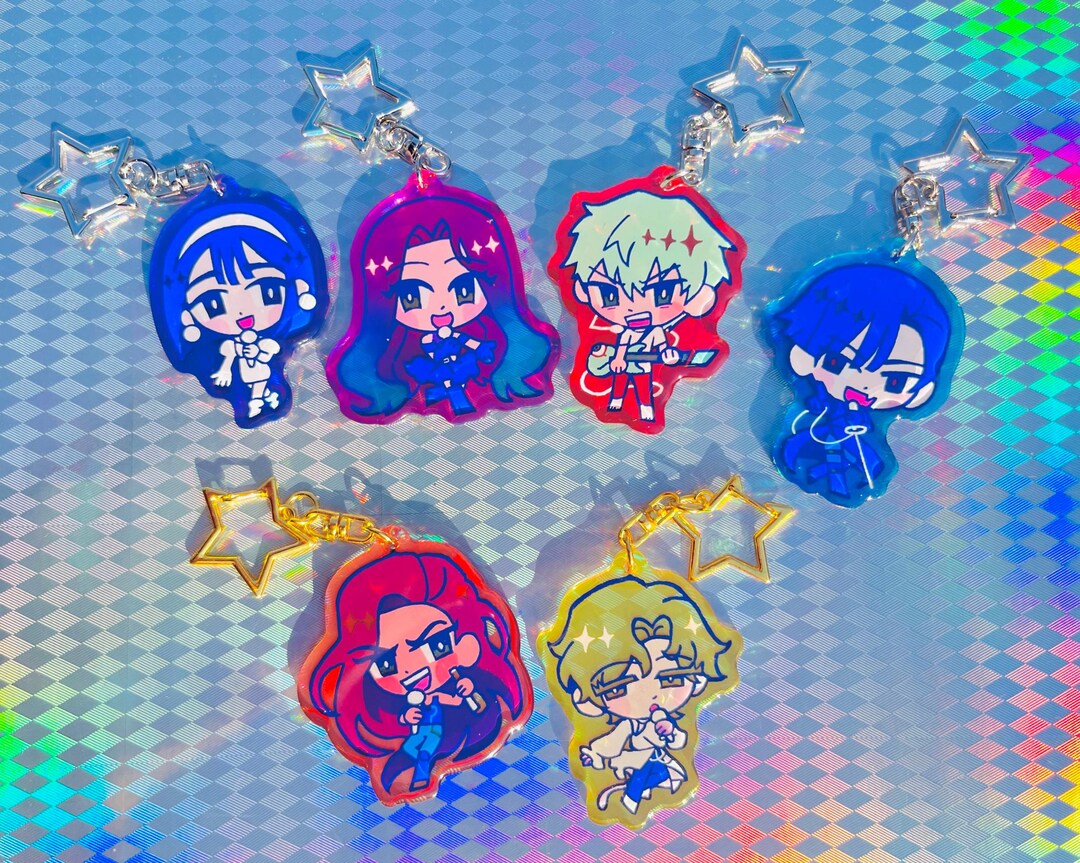 ALIEN STAGE Mizi Sua Till Ivan Hyuna Luka Holographic Charms - Etsy