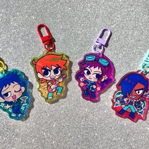 Scott Pilgrim Rainbow Epoxy Charms