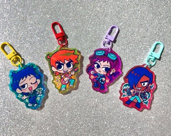 Scott Pilgrim Rainbow Epoxy Charms