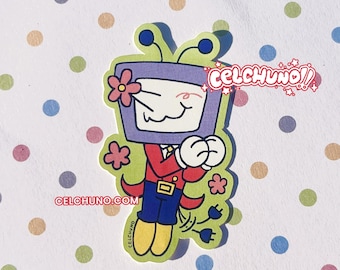Deltarune Mr. Ant Tenna TV Time Flower Nose Sticker
