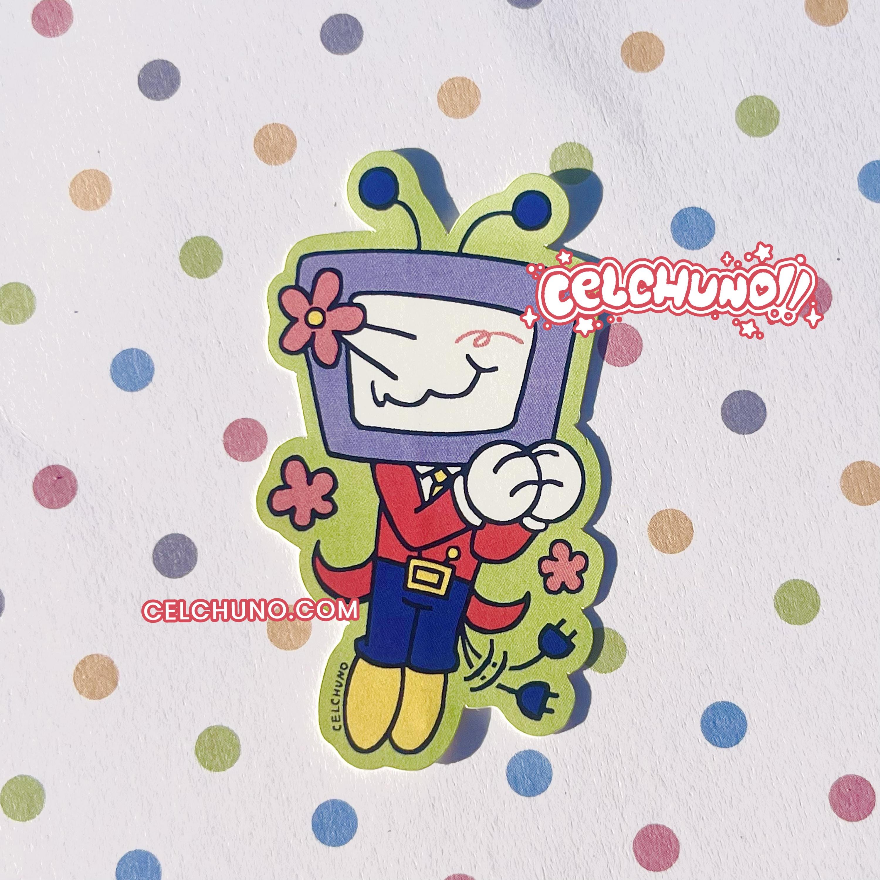 Deltarune Mr. Ant Tenna TV Time Flower Nose Sticker - Etsy