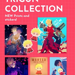TRIGUN Print and Sticker Collection