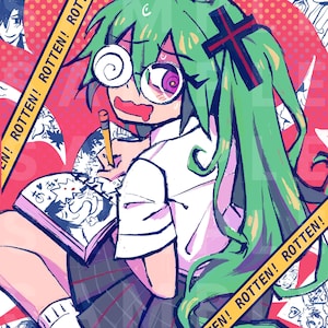 VOCALOID Rotten Girl Fujoshi Yaoi Hatsune Miku Print