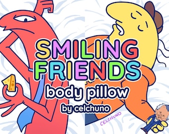 SMILING FRIENDS Alan Body Pillow Dakimakura Cover