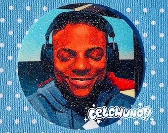 IShowSpeed My Mom is Kinda Homeless Meme Frosted Glitter Sticker