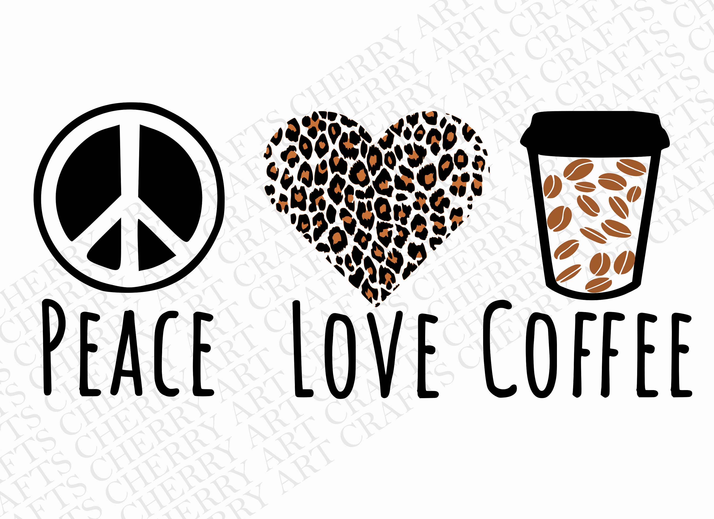 Download Free 266 Peace Love Coffee Svg Svg Png Eps Dxf File