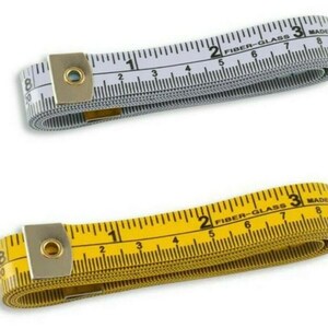Leather-covered Retractable Tape Measures, 60, Made in Germany 