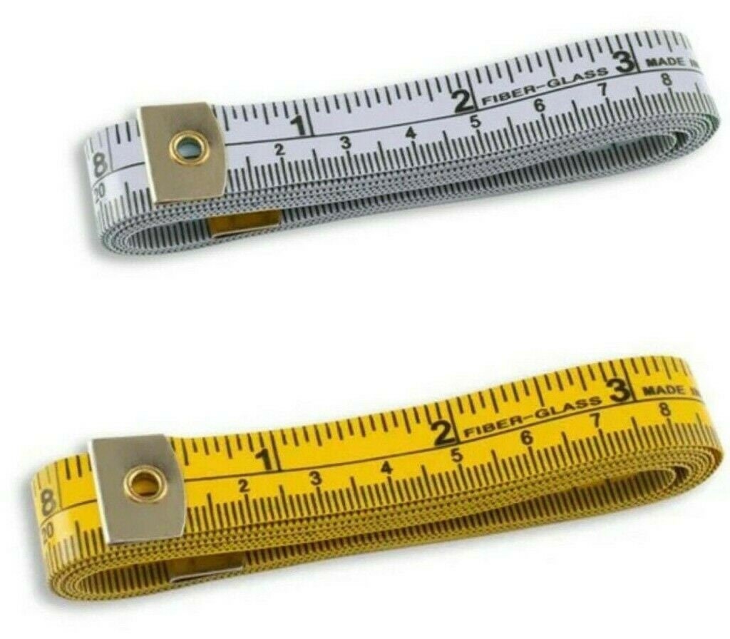 Fiberglass Tape Measure - 60 - Metric/Inches - WAWAK Sewing Supplies