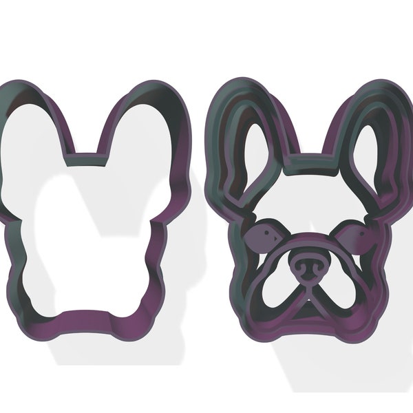 French Bulldog Cookie Cutter also Clay or Fondant