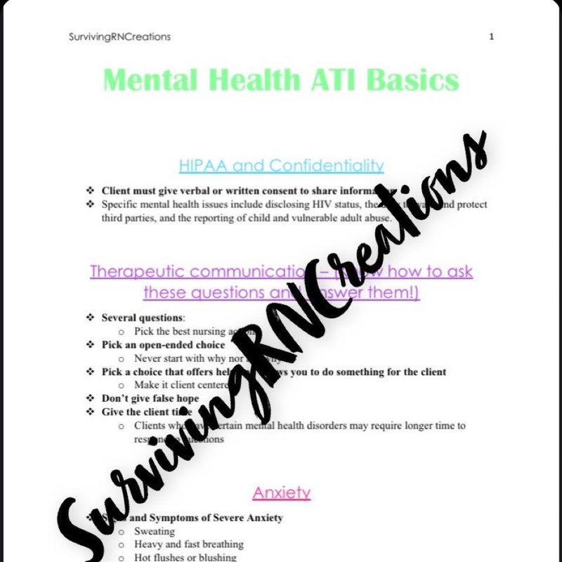 Mental Health Nursing Homes Etsy