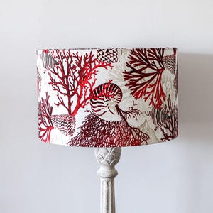 Handcrafted Modern Boho Lampshade – Unique Fabric Lamp Shade for Living Room, Bedroom, Nursery or Office Decor