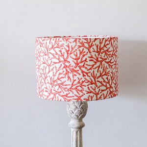 Handcrafted Modern Boho Lampshade – Unique Fabric Lamp Shade for Living Room, Bedroom, Nursery or Office Decor