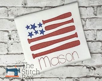 Boys 4th of July Baseball Shirt: Patriotic Toddler Tshirt