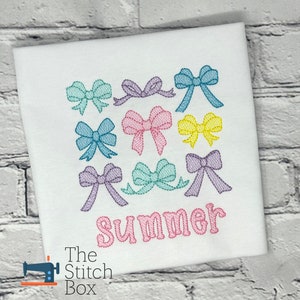 Girls Embroidered Bow Shirt: Personalized Name Shirt