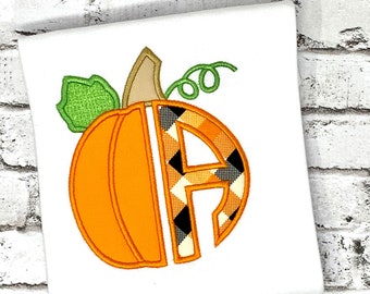 Personalized Pumpkin Shirt: Monogrammed Fall Outfit, Custom Fall Tee