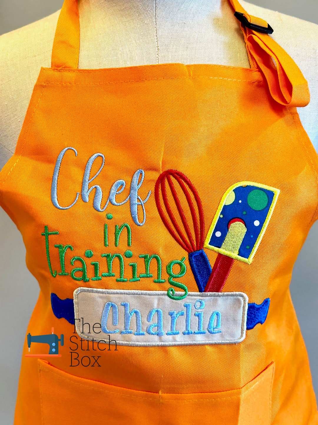 Kids Personalized Apron, Baking Apron, Paint Apron, Art Apron