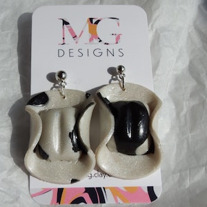 Hey Cowgirl: Western Chic Statement Earrings | Lightweight Dangly Clay Jewelry