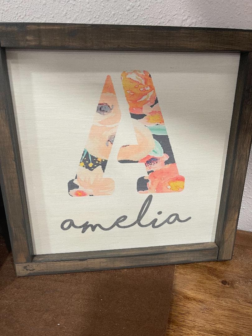 Customizable Girls Sign Handmade Etsy