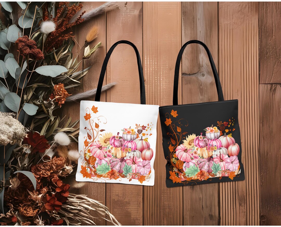 Golden Pumpkin WN2409024CL Quilted Tote Bag
