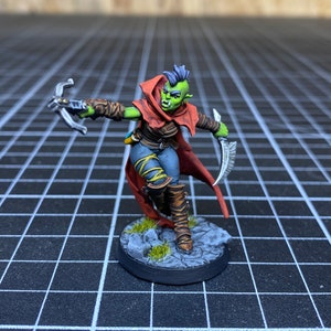 Handbemalte DnD Miniatur - Half Orc Thief