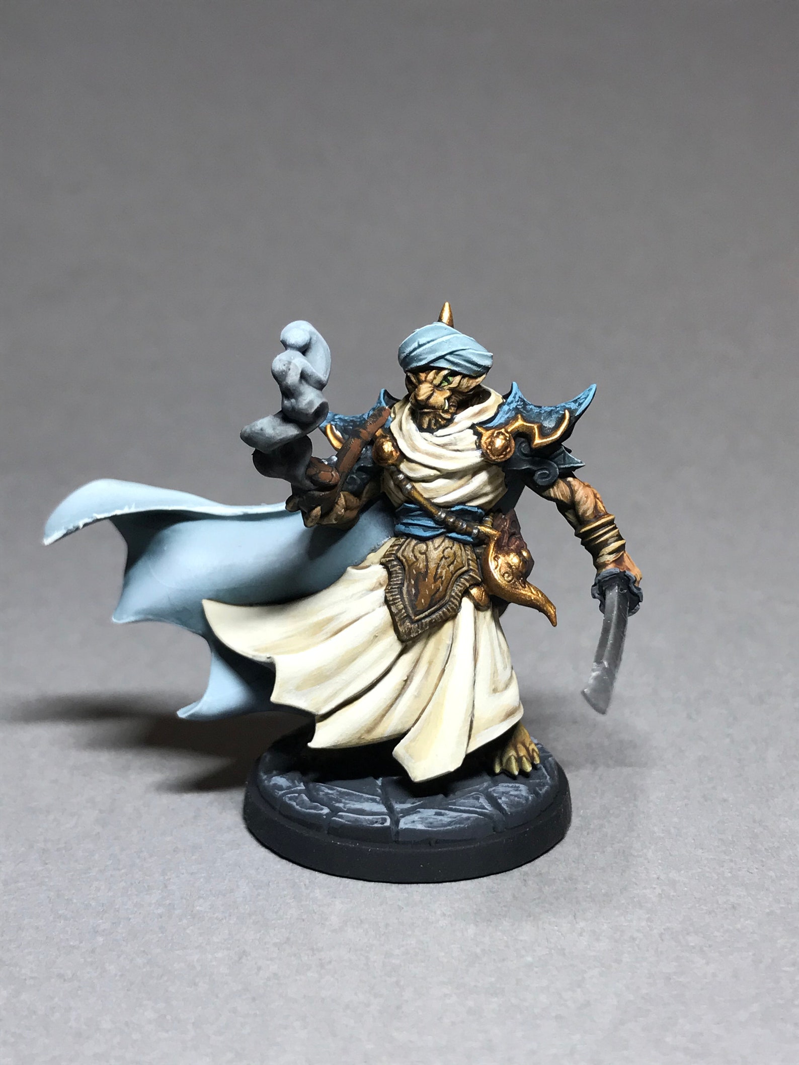 Dungeons and Dragons DnD Miniature painted Humanoid Cat | Etsy