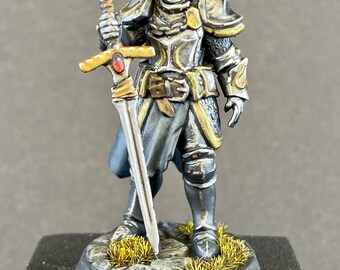 Handpainted DnD Miniature - Dark Templar