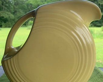 Yellow Fiestaware Juice Pitcher - Vintage 1986