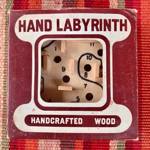 Vintage Hand Labyrinth Game