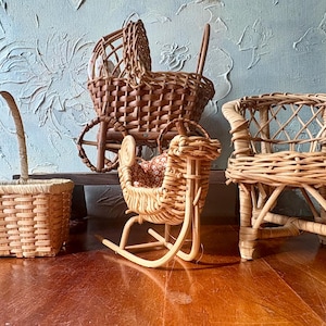 Antique Wicker Carriage - Etsy