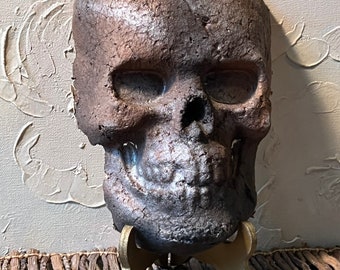 Vintage Paper Maché Skull Masks - Lot of 5 - Halloween Decor