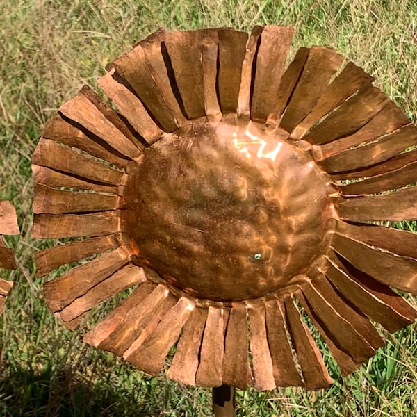 Large Copper Yard Art Etsy
