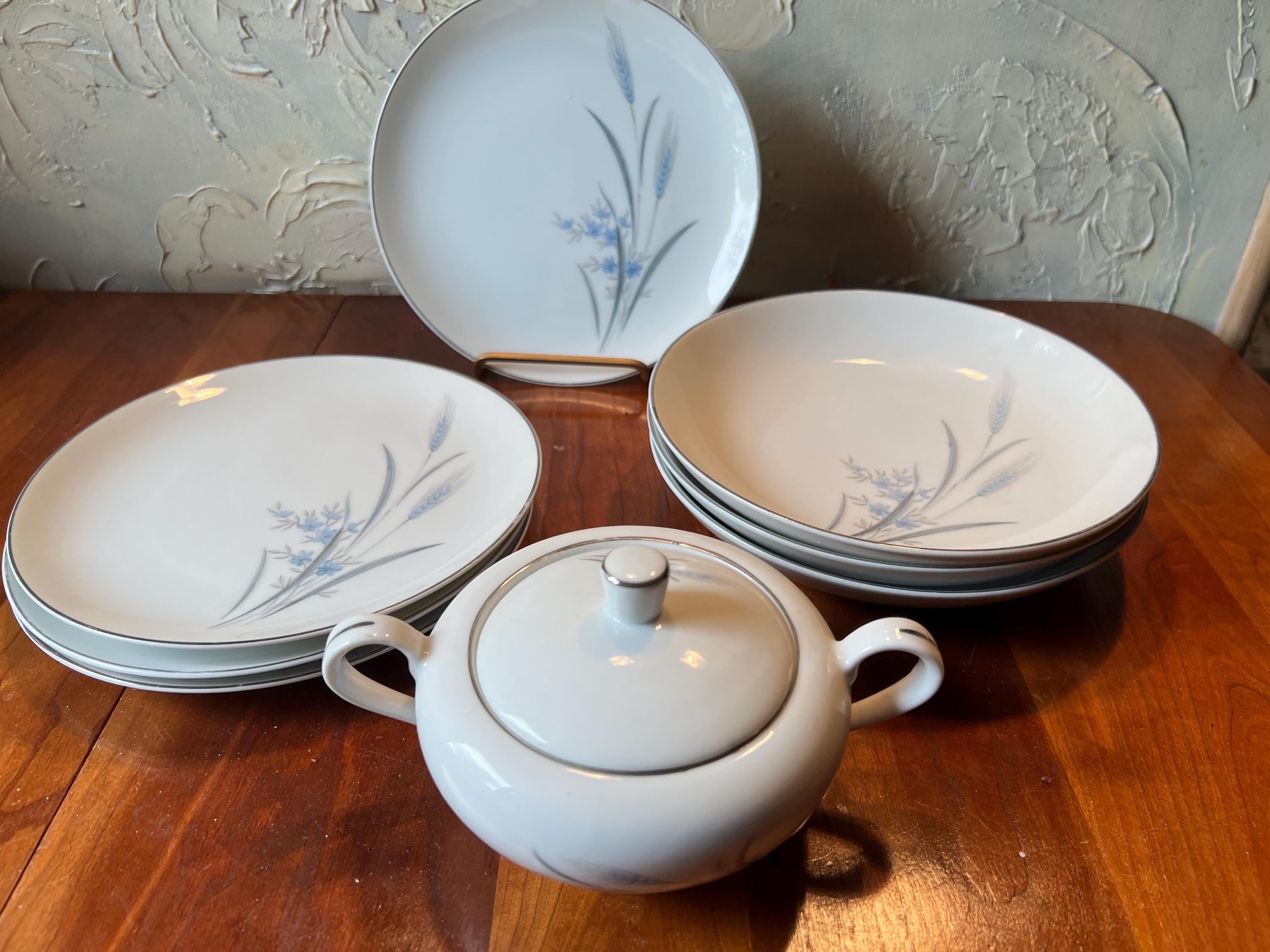 Silver Wheat China - Etsy