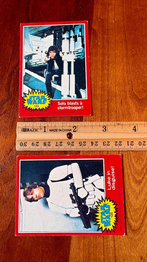 Vintage 1977 Star Wars Top Series Cards - Lot of 48. - Etsy
