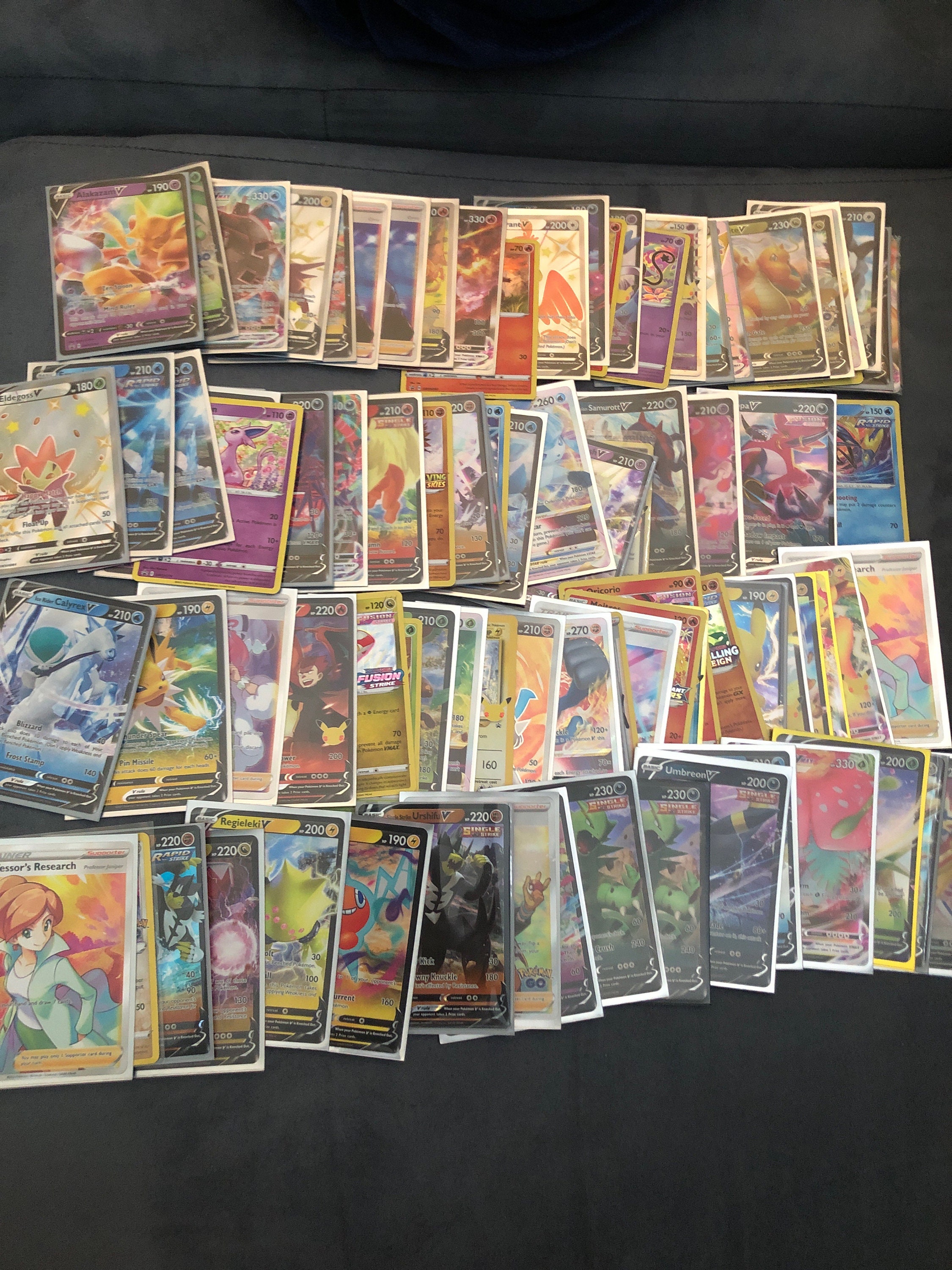 HUGE Pokémon Card lot - 101 cards! V, VMax, GX, Ultra rare, Secret rare +++  MYSTERY item