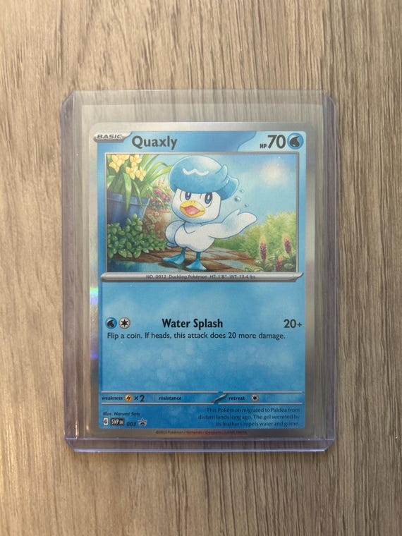 Quaxly Holo 003 - Scarlet and Violet Black Star Promos