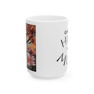 Ceramic Mug, Coffee Mug, Painting by Catt, Gift for Coffee Lover, Hug in a Mug, Unique Mug, Kitchen Decor, 11oz Mug, 15oz Mug
