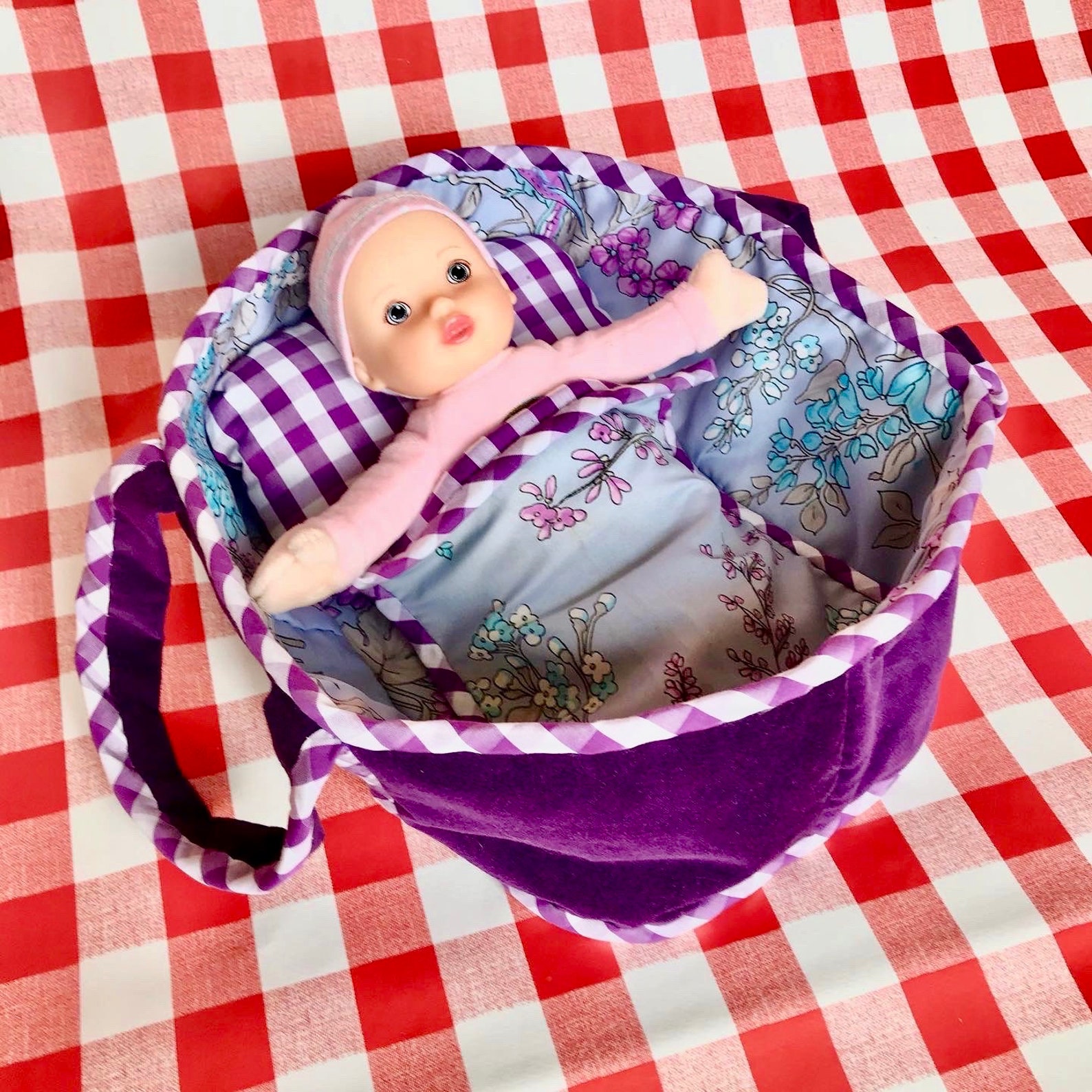 Medium Doll's Carrycot Etsy