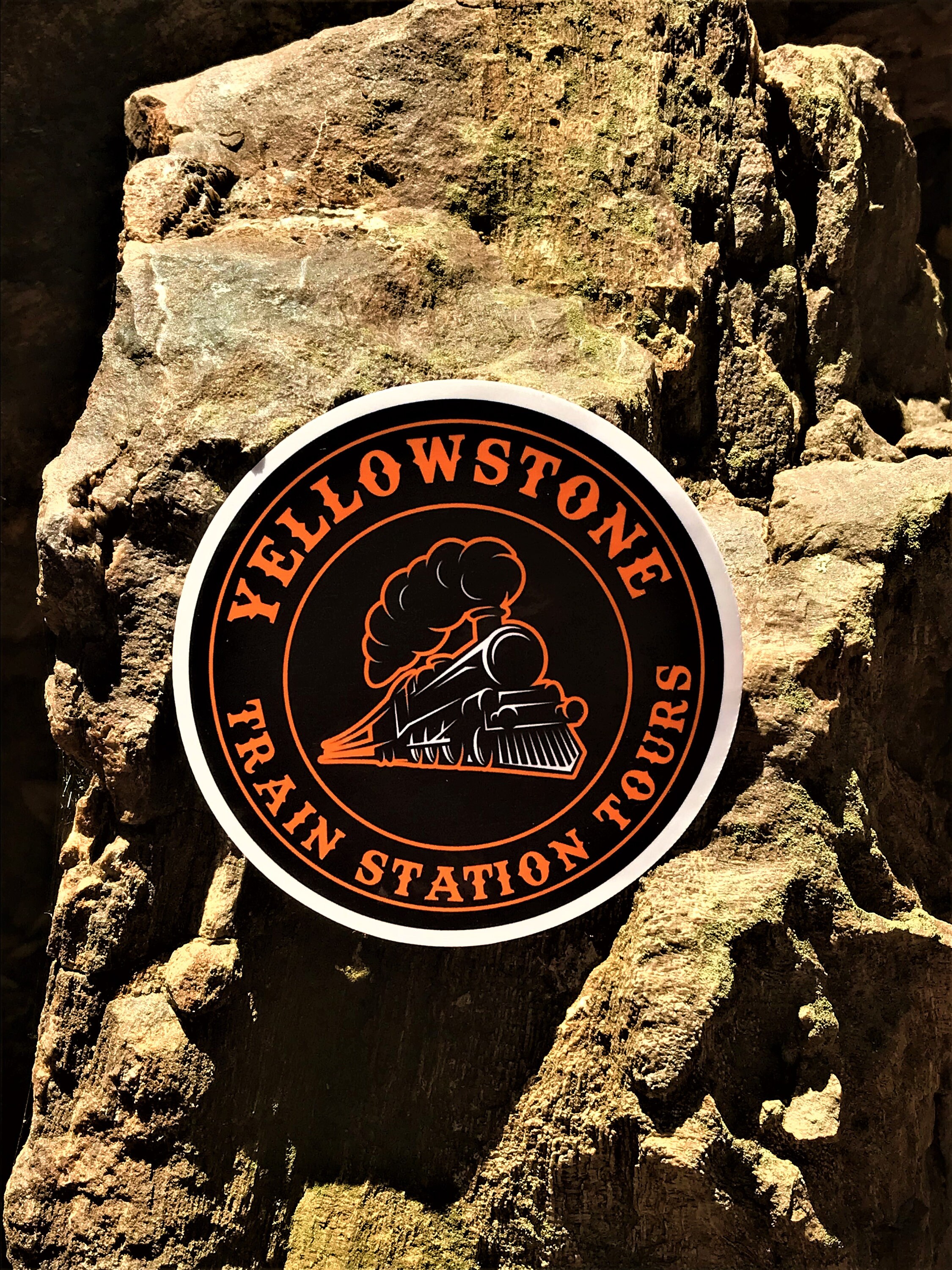Yellowstone Train Station Vinyl Sticker Etsy