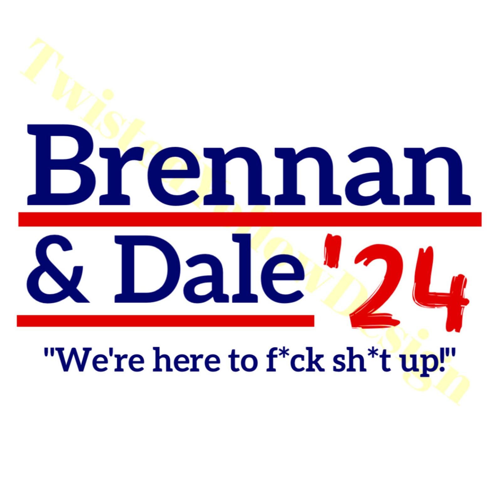 Brennan & Dale 2024 Presidential Step Brothers Digital Image Etsy