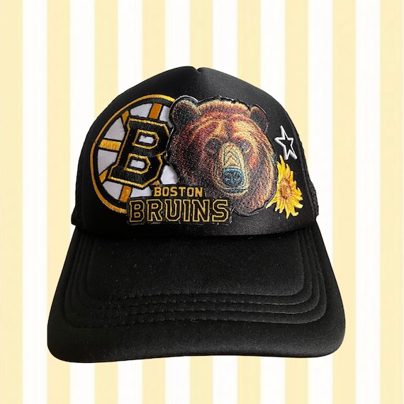 Boston bruins bear logo hat hotsell