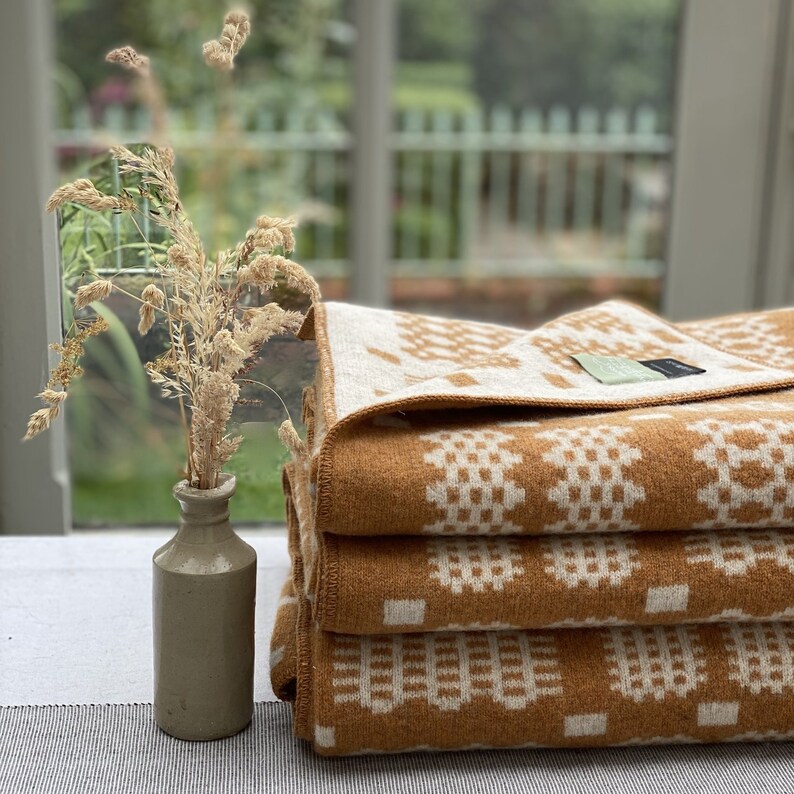 Caernarfon Blanket 'cynhaeaf'/harvest Etsy