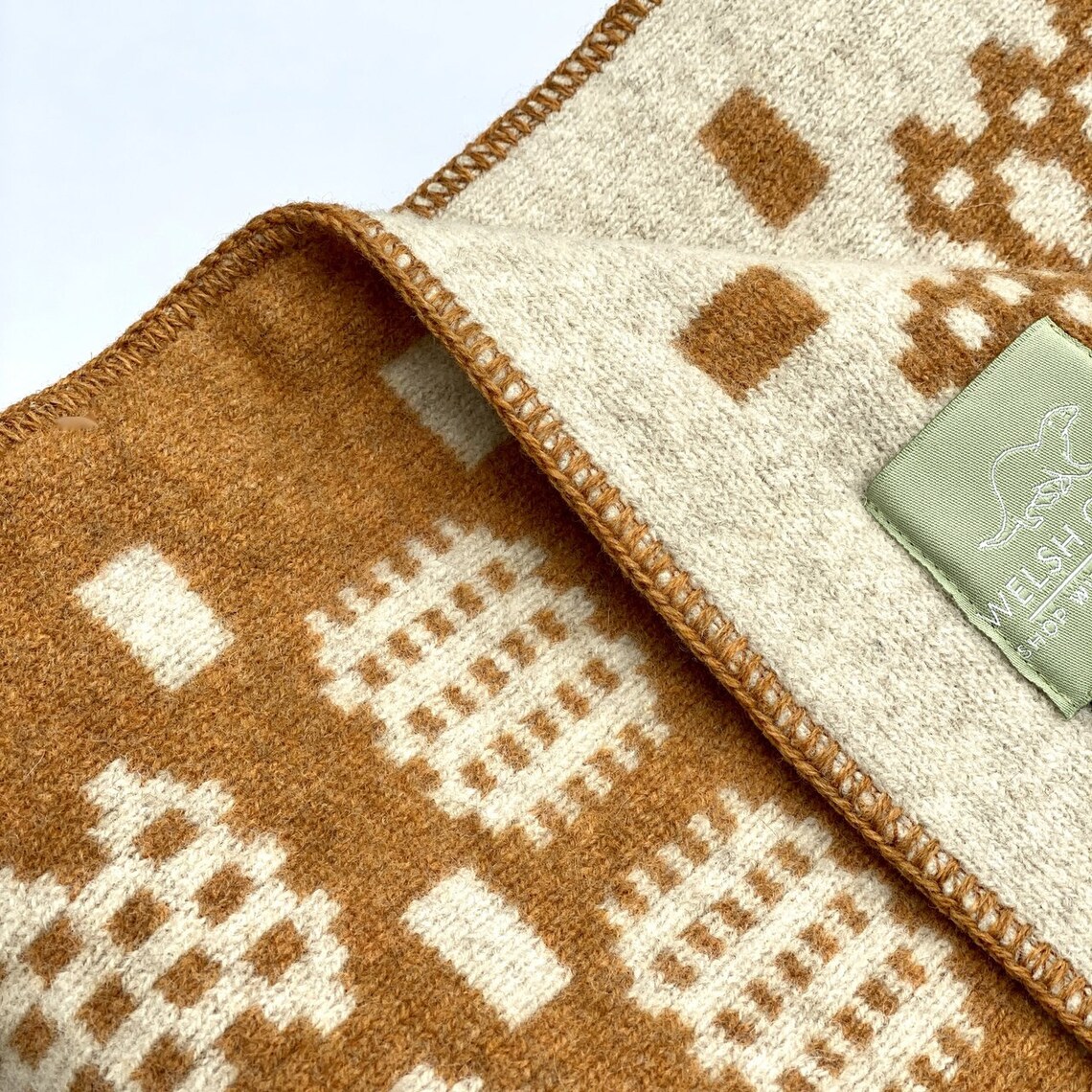 Caernarfon Blanket 'cynhaeaf'/harvest Etsy