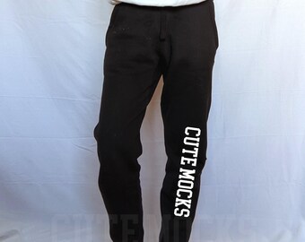 white jerzees sweatpants