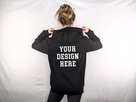 Hoodie model hotsell mockup