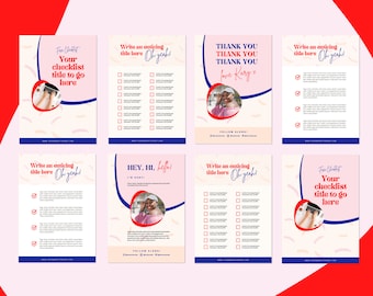Plantilla de libro de trabajo de Canva/Plantilla de libro electrónico en negrita para blogueros, fotógrafos y entrenadores