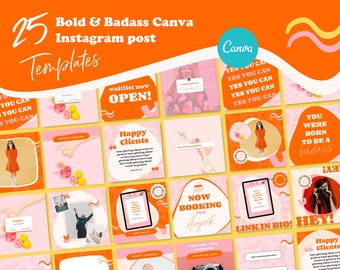 Colorful Instagram Post Template | Canva Social Media (PDF)