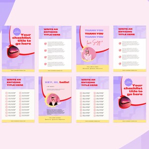 Canva Workbook Template  | Bold Bright Ebook Template for bloggers, photographers, coaches