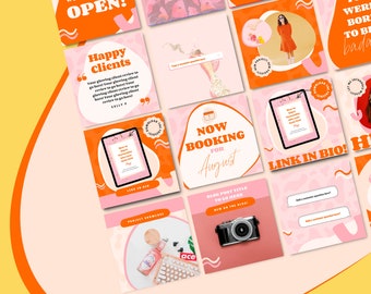 Modello Instagram colorato / Audace e tosto / Post Instagram di Canva