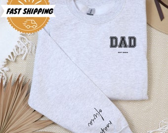 Personalisierter Pullover für Papa | individuelles Geschenk für Papa | Familiengeschenk für Papa | Geschenk für frischgebackenen Papa | Geschenk für Papa | persönlich begabter Papa