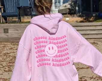 choose kindness hoodie | oversized hoodie | sweatshirt woman trendy | trendy sweatshirt | aesthetic hoodie | aesthetic clothes